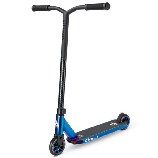 Chilli Rocky Blue Chrome Stunt Scooter
